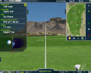 Optishot 2 premium golf course Driving range